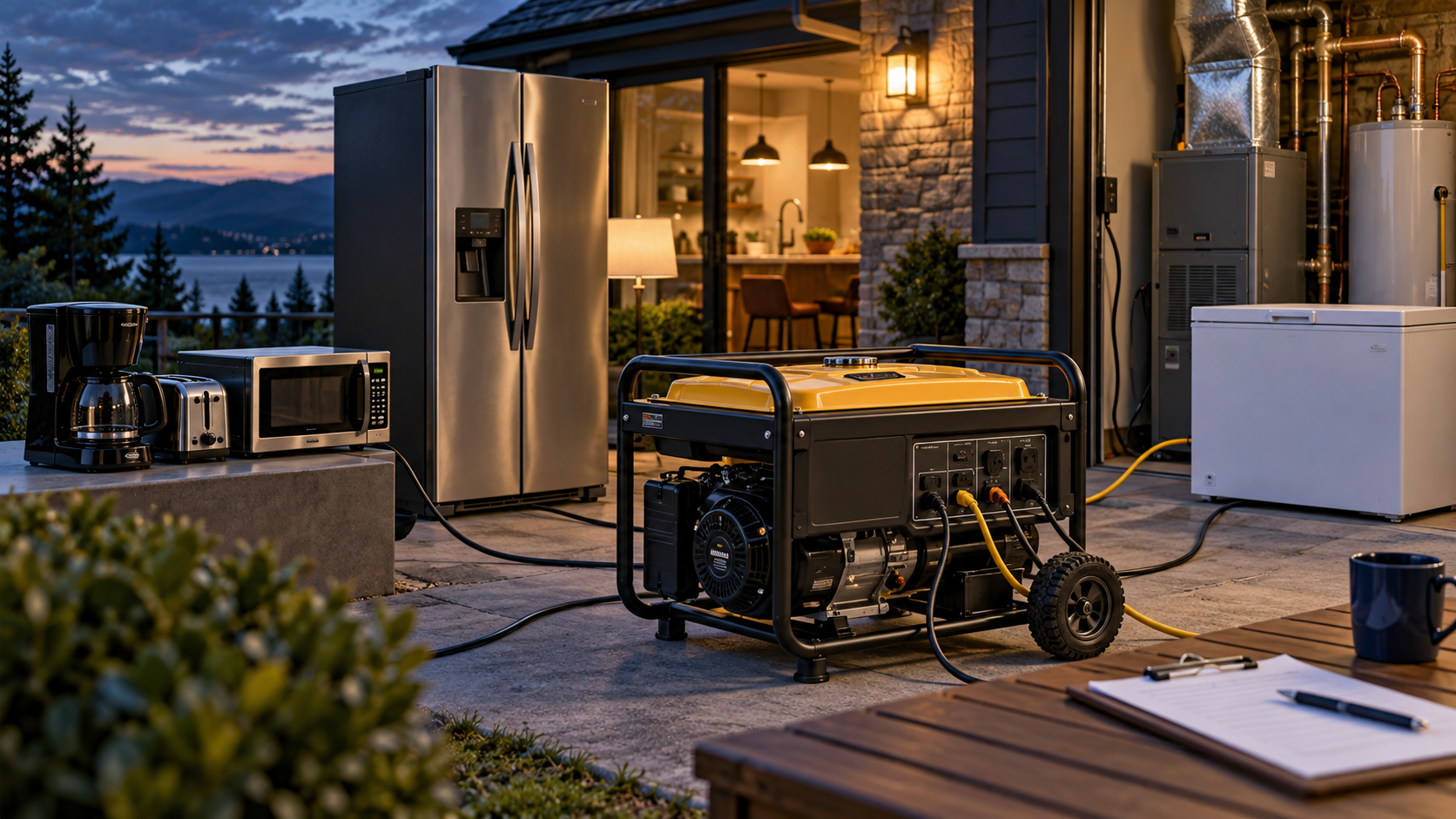 Generator Wattage Chart for Common Household Appliances